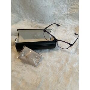 BVLGARI womens eyeglasses Retro Cat Eye🐈 BV4127B 5405 Striped Violet GRT COND✨‎